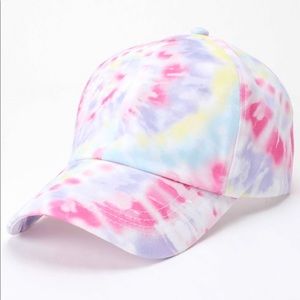 Tie Dye Hat Fuschia